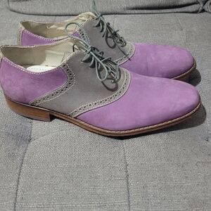 Cole Haan Purple and Gray Shoes